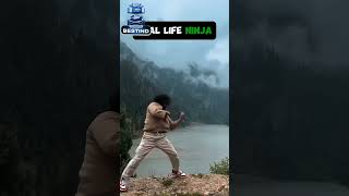 Real Life Ninja cherry cherrysin mountains blackhole hybridmonk shorts [upl. by Granese]