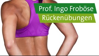 Rückenübungen – Prof Ingo Froböse [upl. by Redyr]