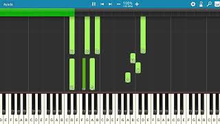 Juanes Nelly Furtado  Fotografía  Piano Tutorial  Midi [upl. by Nilyahs]