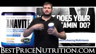 Gaspari Nutrition Anavite Powder Review [upl. by Dikmen]