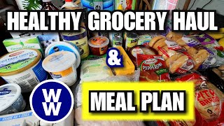 ✨HEALTHY✨WW WEEKLY GROCERY HAUL🛒 PLUS Weight Watchers Meal Plan for the Week  WW POINTS INCLUDED [upl. by Adar]