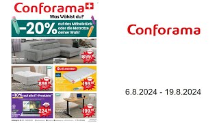 Conforama Prospekt CH  68  1982024 [upl. by Eatnohs436]