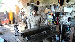 TORNO MECANICO CASERO  HOMEMADE LATHE  Parte 1 La bancada [upl. by Okihcas982]