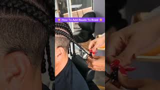 How To Add Beads To Braid  How To Add Beads To Hair [upl. by Ytsirc]