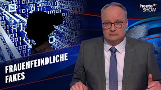 Gefahr durch KIDeepfakes So viele Nacktbilder werden gefälscht  heuteshow vom 08032024 [upl. by Proudfoot]