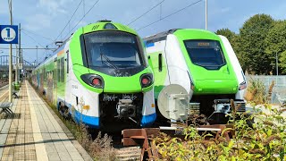 TRENI IN ARRIVO PARTENZE E TRANSITI ALLA STAZIONE DI TREVIGLIO [upl. by Haidadej931]