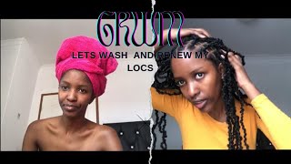 How to wash locs knotles braids butterfly locs  Washing and Renewing Distressed Locs Masa Selka [upl. by Corabella]