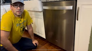 How to Install a Whirlpool Dishwasher  step by step [upl. by Laamak]