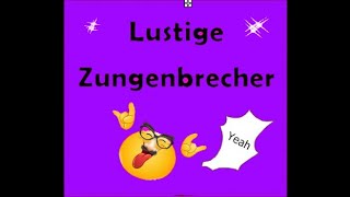 5 lustige Zungenbrecher  genau aufpassen [upl. by Vachill258]