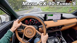 2024 Mazda CX90 Turbo S  The New Inline 6 You Need To Drive POV Binaural Audio [upl. by Nirret]