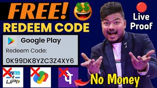 How To Earn Free Redeem Code For Google Play  Google Play free redeem code 2024 [upl. by Nurat]