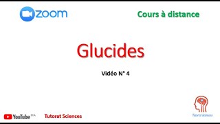 Vidéo N°4 partie quotGlucidesquot cours [upl. by Gaylord99]