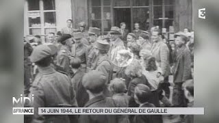 FEUILLETON  14 juin 1944 le retour du Général De Gaulle [upl. by Namlak]