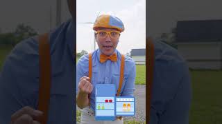 Blippi Spins Like a GIANT Wind Turbine 🌪️ blippi shorts [upl. by Anaitsirc]