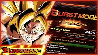 Miraculous Strike Burst Mode Complete  Dragon Ball Z Dokkan Battle [upl. by Enawd]