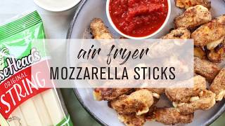 Air Fryer Mozzarella Sticks with Frigo Cheese [upl. by Penland]