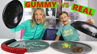 GUMMY vs REAL FOOD 3 [upl. by Claudius]