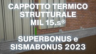 Cappotto termico strutturale antisismico per Superbonus 110 e Sismabonus [upl. by Starinsky]