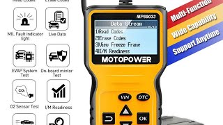 MotoPower MP69033 OBD2 Code Reader for 1996 and Newer Vehicle’s [upl. by Llenrev]