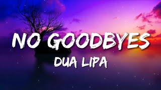 Dua Lipa  No Goodbyes Slowed Lyrics [upl. by Odo]