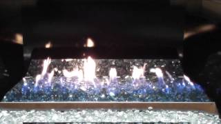 Peterson Real Fyre G21 Vent Free Glass Fireplace Burner [upl. by Fabe]