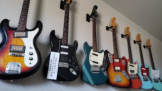 The Guitars Of Kurt Cobain  Nirvana Tone Fender Mustang Jaguar Univox HiFlier Vandalism Strat [upl. by Cogen546]