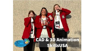 CAD amp 3D Animation SkillsUSA [upl. by Naux590]