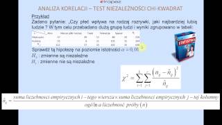 Test niezależności chikwadrat [upl. by Enyrat527]