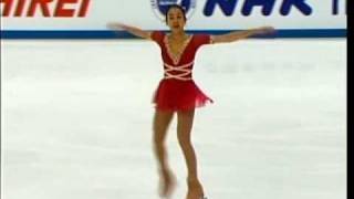 Mao Asada  2006 NHK Trophy FS ESPN [upl. by Elleuqar]