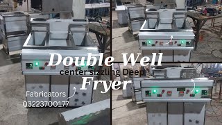 Double Well Center Sizzling Deep Fat Fryer [upl. by Netsrak901]