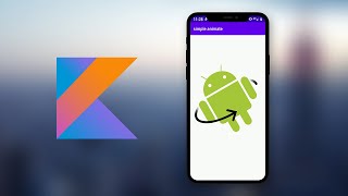 How to animate Buttons TextView ImageView etc in Android Studio Kotlin 2020 [upl. by Charmine]