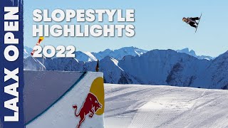 2022 Laax Open Slopestyle Highlights [upl. by Mungam206]