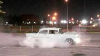 55 chevy burnout [upl. by Anotyad]