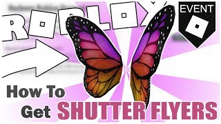 PROMO CODE HOW TO GET THE SHUTTER FLYERS ROBLOX [upl. by Pan18]