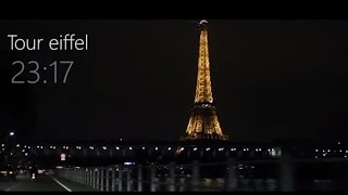 Paris by night  Eiffel Tower  Champs Elysées  Marché de Noël [upl. by Bobette799]