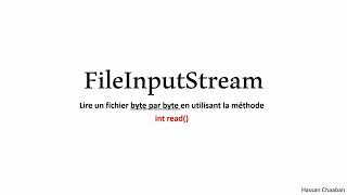 04 FileInputStream  Example 1 [upl. by Yenterb394]