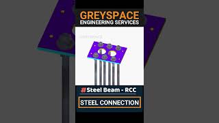 Understanding the Anchor bolt fixing details  Installing a Steel Girder on Concrete reinforcement [upl. by Derrej]