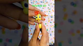 Making Tweety Bird using homemade clay Air Dry Clay Tweety Charm Tutorialclaycharms [upl. by Sonnie744]