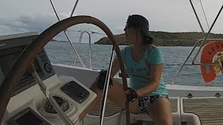 Ep 5 Sailing the BVI 2015 Leverick Bay to Anegada Island [upl. by Kcirdneked]