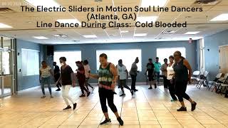 Cold Blooded Line Dance During Class [upl. by Placidia]