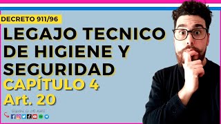 ⚖️ Legajo Técnico de Higiene y Seguridad  DEC 91196 ⛏ Industria de la Construcción [upl. by Ode]