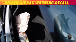 Nissan Airbag WarningRecall [upl. by Lyrehs]