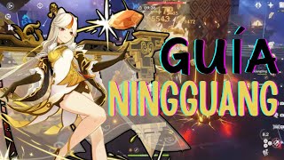 GUÍA DEFINITIVA amp BUILD de NINGGUANG✨ RAPIDA amp COMPLETA 🪨 Armas Sets Equipos  GENSHIN IMPACT [upl. by Nosro]