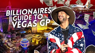 Billionaires Guide to the LAS VEGAS F1 GP [upl. by Artema]