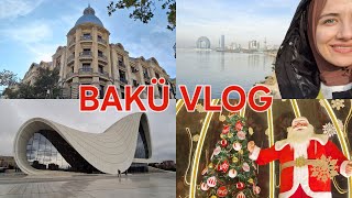 AZERBAYCAN BAKÜ VLOG BAKÜ GEZİSİ  ARALIK 2023 aralog [upl. by Ursi848]