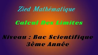 Exemples Pour Calculer De Limites Bac Scientifique et 3ème Année [upl. by Edwin609]