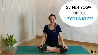 Yoga 1 Zyklushälfte Tag 714  Fertility Yoga  im Einklang mit deinem Zyklus  Post Menstruation [upl. by Selegna]