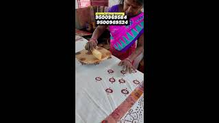 Cotton Sarees Manufacturing Wax Printing Process👌 [upl. by Ydnam]