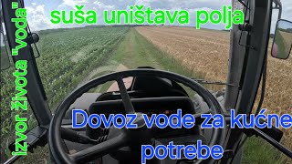 OPGPuzjakDostava vode za potrebe plastenika izvor života VodaWatering the greenhouse and plants [upl. by Earehs]