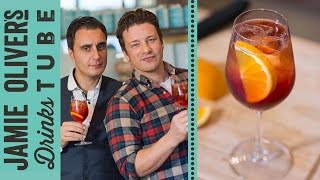 Negroni Sbagliato Cocktail  Jamie Oliver amp Giuseppe Gallo [upl. by Alina450]